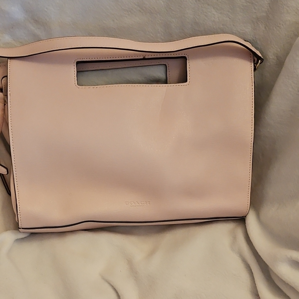 Coach Light Pink Shoulder Bag